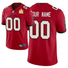 Miesten Tampa Bay Buccaneers NFL Pelipaita Custom Nike Punainen 2021 Super Bowl LV Champions